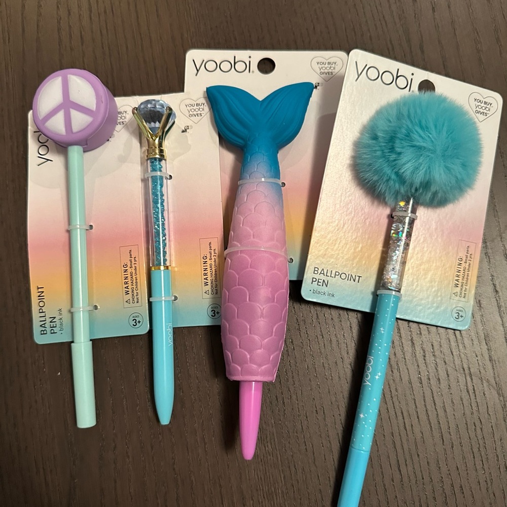 4 Yoobi Pens or Eraser Pack (4 total items) - Picture 4 of 5